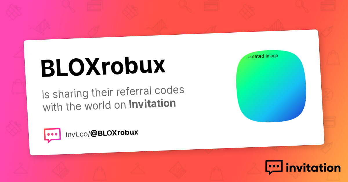 BLOXrobux's Blox.Land referral link — Ayoub Abbout ◢◤
